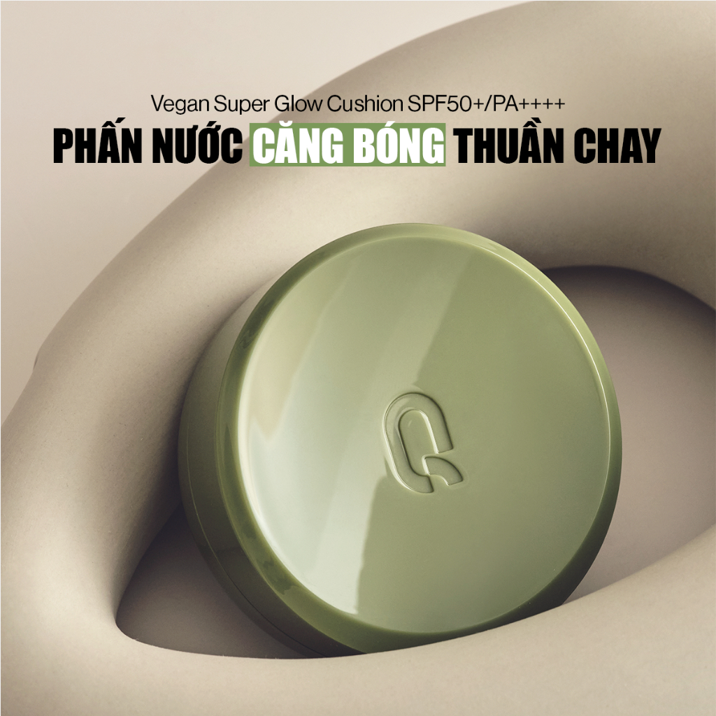 [MUA 1 TẶNG 1] Phấn Nước Căng Bóng GLAMRR Q Vegan Super Glow Cushion SPF50+/PA++++ (1 lõi 15g)