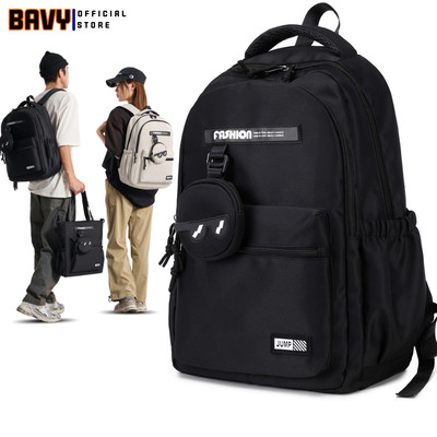 Cặp sách nữ Hàn Quốc cute cho học sinh cấp 2 cấp 3 đi học thời trang BAVY FASHION đựng laptop 14 15.6 inch BL04GHI