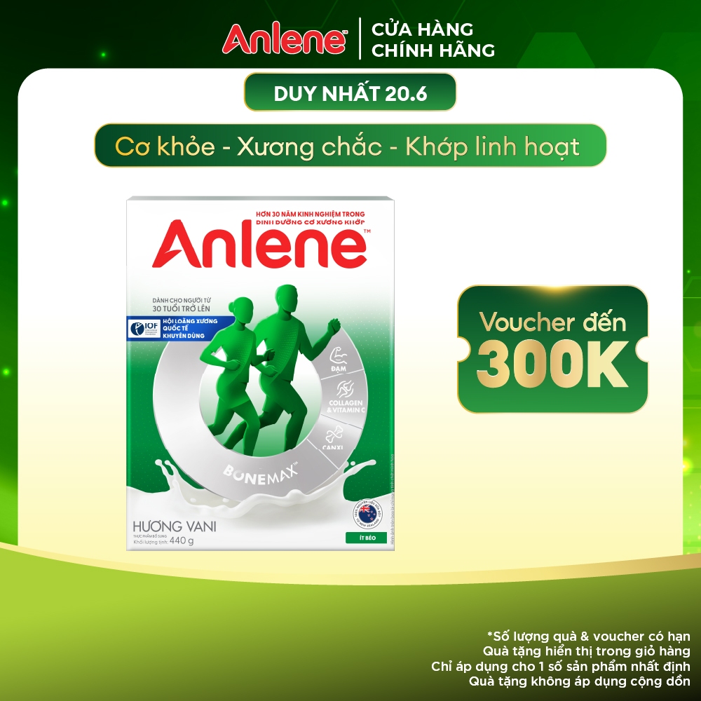 Sữa Bột Anlene Hương Vani 440g