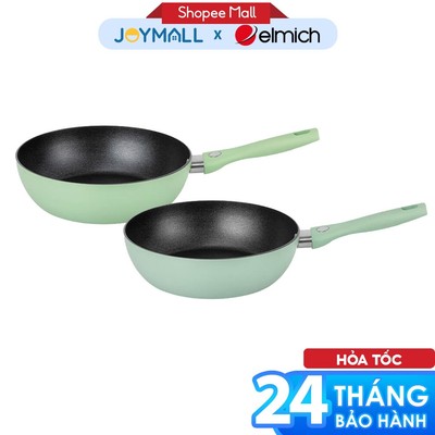 Chảo Chống Dính Siêu Bền Elmich EL-5942 20-28cm, Hàng Chính Hãng, Phù Hợp Với Mọi Loại Bếp - JoyMall