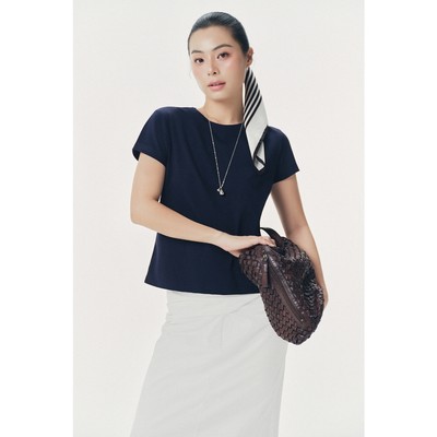 Áo thun cộc tay dáng regular, chất thun lạnh cotton co giãn Mono Talk - MFOT26Y-T60001FT