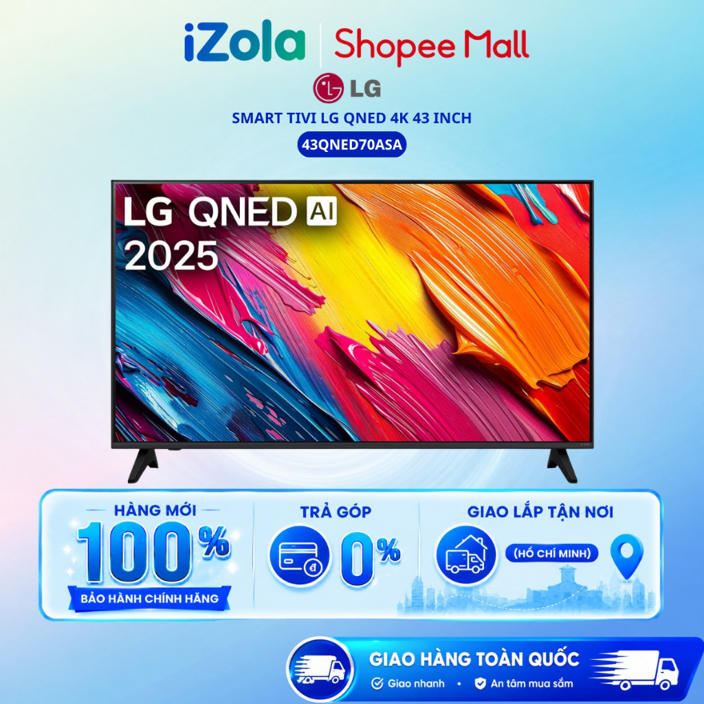 43QNED70ASA - Smart Tivi LG QNED AI 4K 43 Inch 43QNED70ASA - Hàng chính hãng