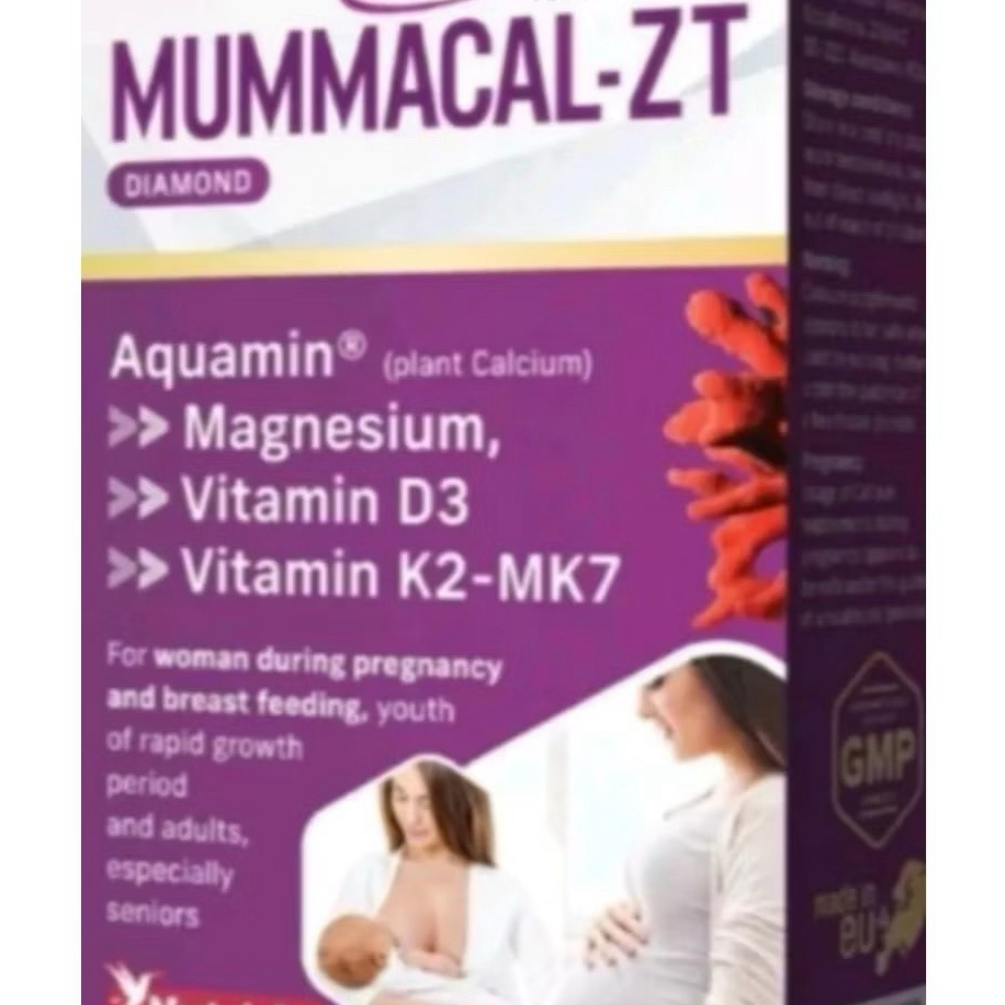 Mummacal - ZT Diamond bổ sung canxi và VitaminD cho phụ nữ có thai và cho con bú,giảm nguy cơ loãng 