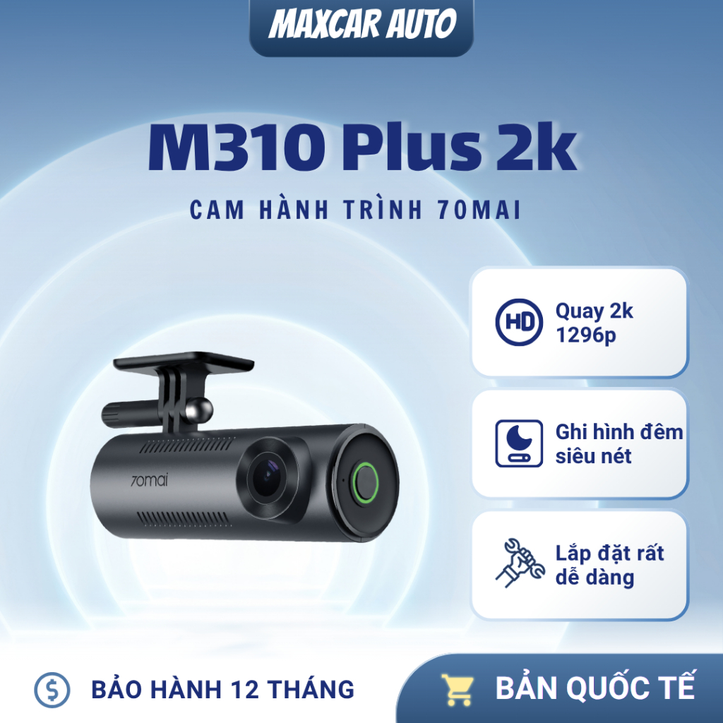 Camera hành trình 70mai Dash Cam M310 plus 2k