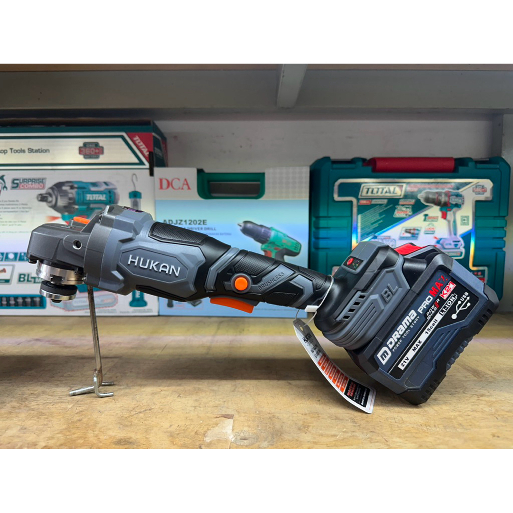 Máy mài pin cao cấp HuKan G1-AG5700s 100mm 21v.