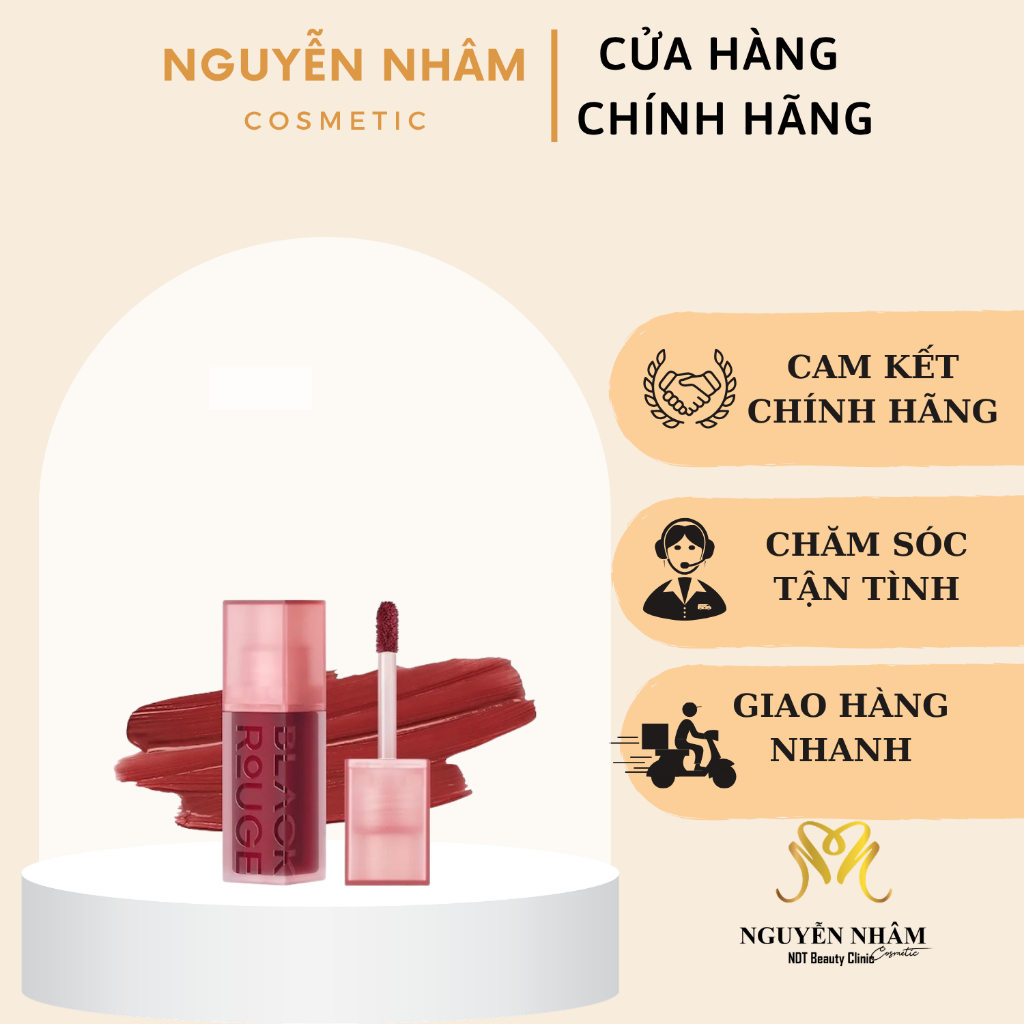 Son Tint Black Rouge DL05 tảo Layer - đỏ nâu Chery