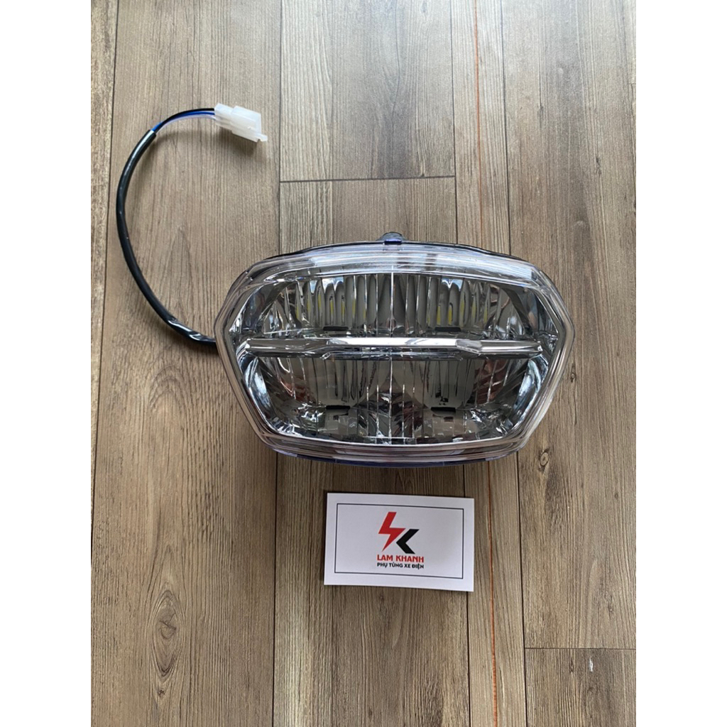Đèn pha xe điện Vespa Osakar Nispa - Hàng zin theo xe