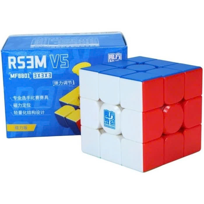 Rubik 3x3 MoYu RS3M V5 RS3 M 3x3 Magnetic Nam châm Rubic 3 Tầng Cao Cấp Đồ Chơi Trí Tuệ