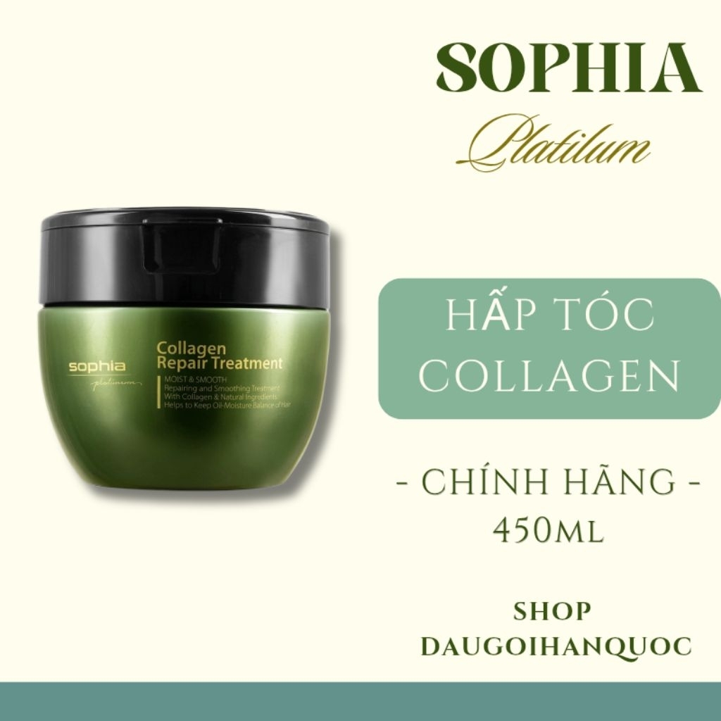 Hấp phục hồi tóc collagen sophia 450ml [ Hàng Chính Hãng ]