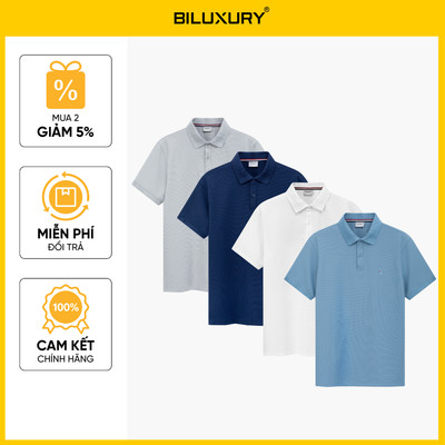 Áo Polo Nam Thiết Kế Basic 1APCB611 Biluxury Form Slimfit Thoáng Mát Bền Màu