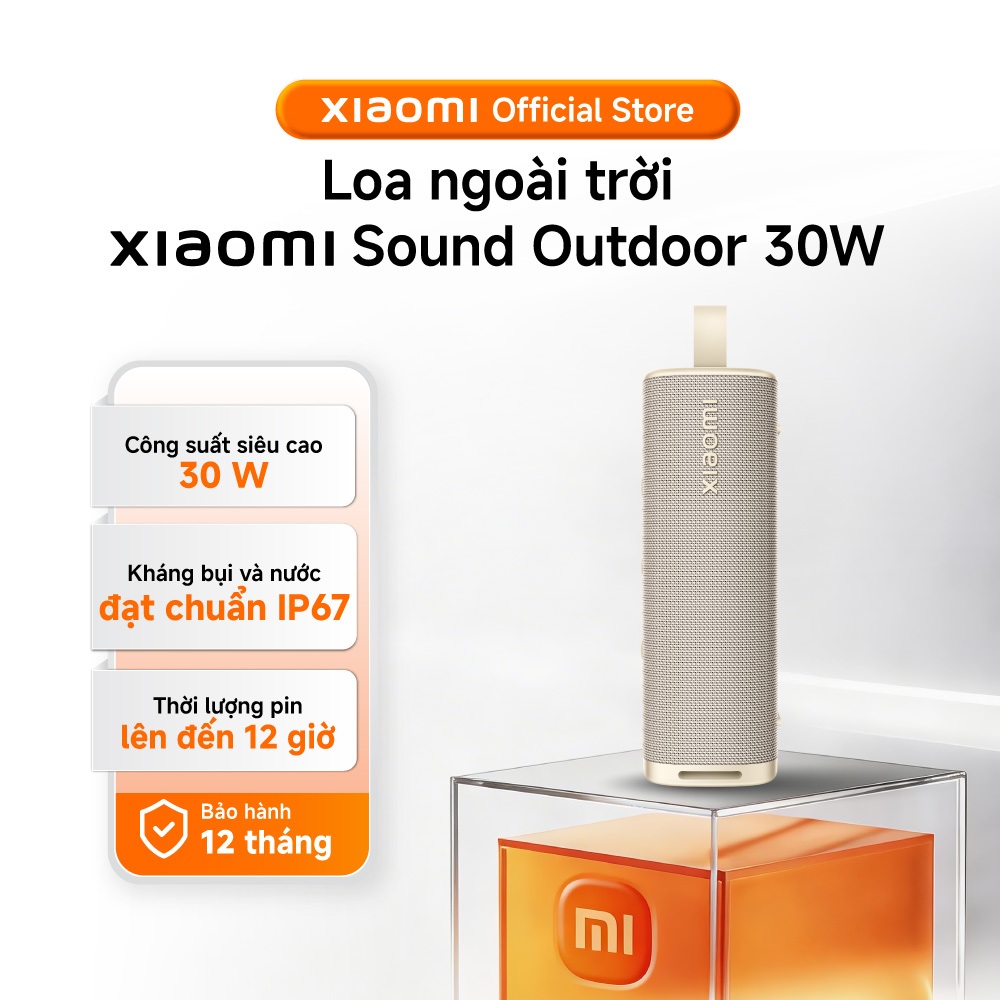 Xiaomi Loa Bluetooth S29H Sound Outdoor 30W | Bass Mạnh Mẽ | Pin 12 Giờ | BH 12 tháng chính hãng