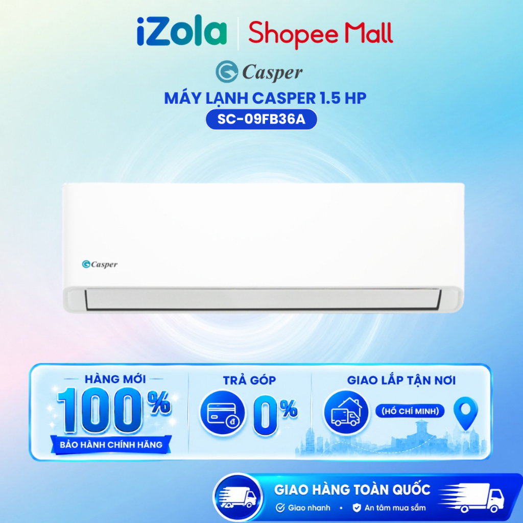 SC-09FB36A - Máy lạnh Casper 1 HP SC-09FB36A - Hàng chính hãng