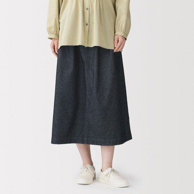 [26AW] MUJI Chân Váy Nữ Vải Denim