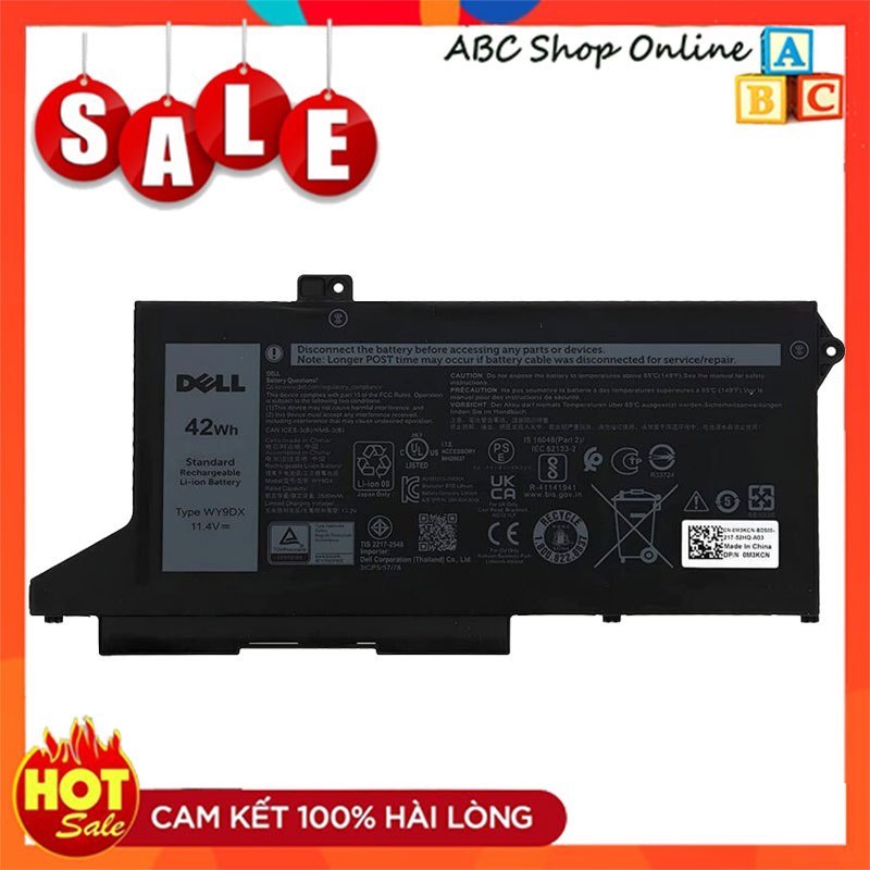 Pin Dell Latitude 5420 5520 0WK3F1 005R42 WY9DX 42Wh