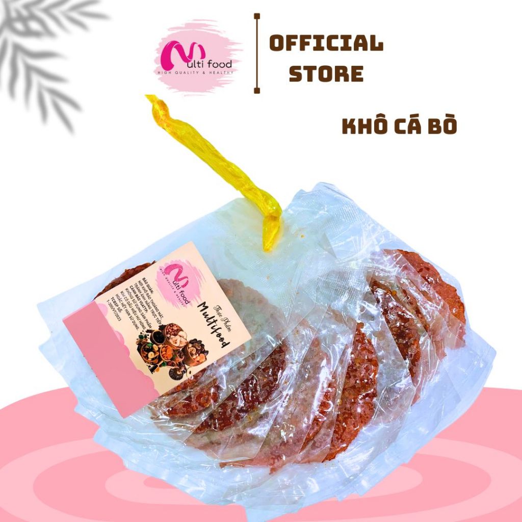 1 Miếng Khô Cá Bò Sa Tế Ép Miếng - MULTIFOOD