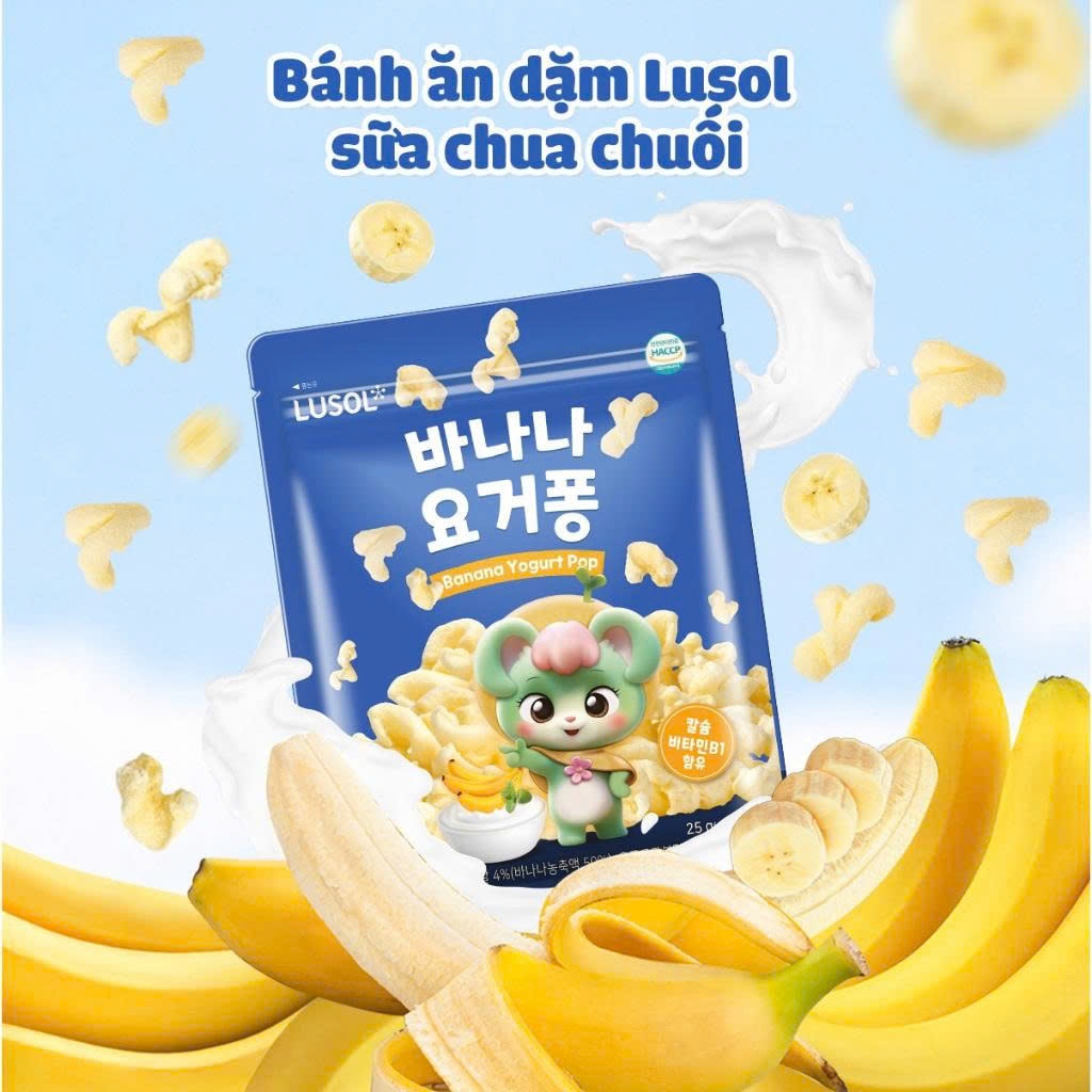 QUÀ TẶNG 1 GÓI LUSOL SỮA CHUỐI