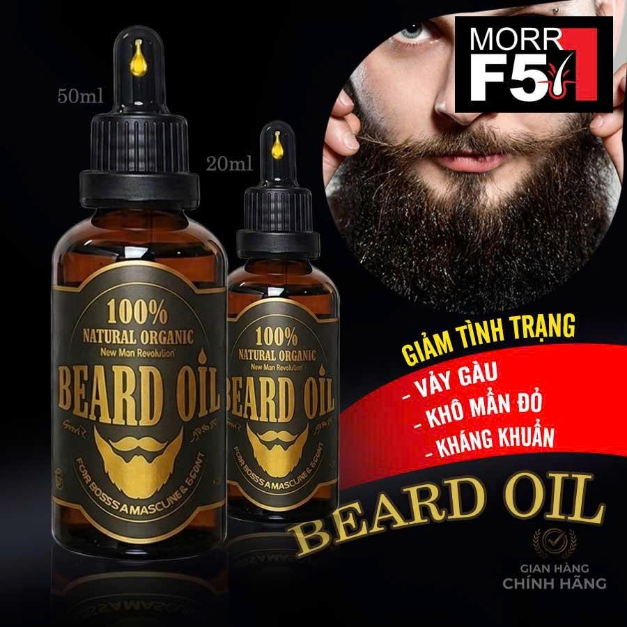 Beard Oil dưỡng râu, làm mềm râu, giảm khô da