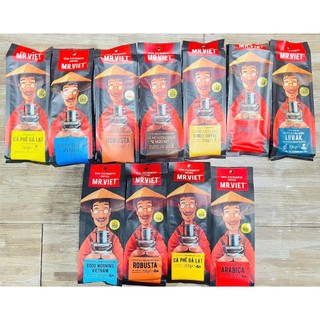 Cà phê Arabica Mr Viet 250g- cafe hạt đã rang / Arabica roasted coffee