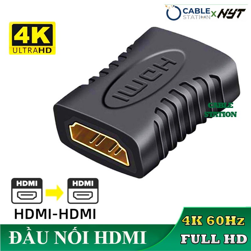 Đầu Nối dài HDMI 4K/ Full HD, HDMI extender 4K, Adapter HDMI cái sang HDMI cái | Cable Station