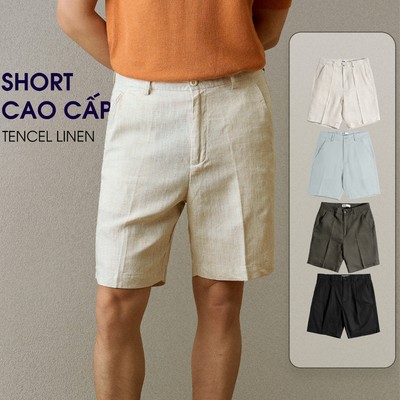 Quần Short Nam Cao Cấp Tencel Linen - BY COTTTON