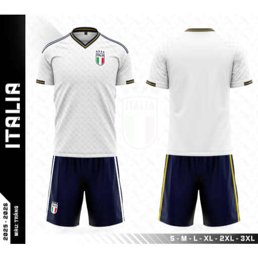 BỘ QUẦN ÁO THỂ THAO , BÓNG ĐÁ Thun Lạnh - ĐỘI TUYỂN ITALIA
