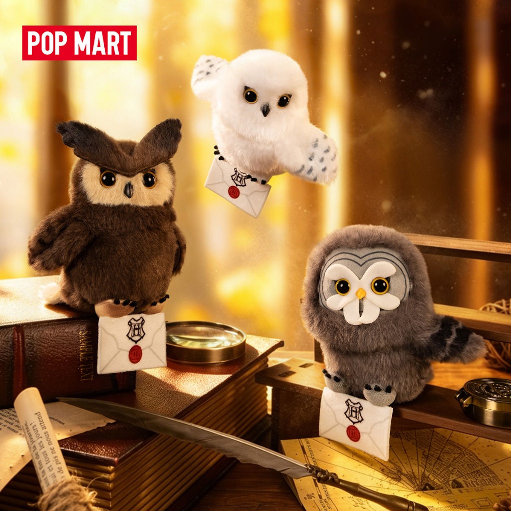 POP MART Harry Potter - Owl Plush Pendant - Whole Set