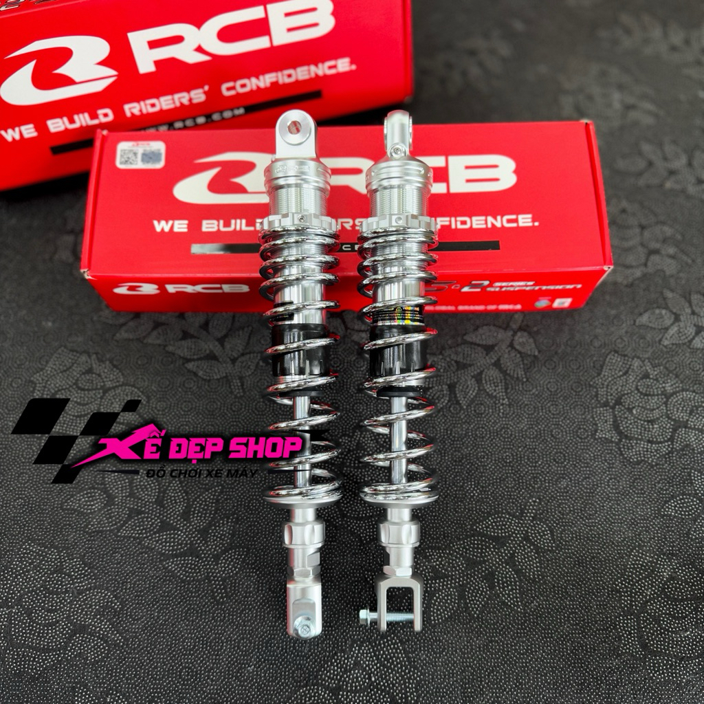 phuộc xe điện Quantum Datbike hiệu RCB - Phuộc S2 RCB cho Pcx160 Datbike Quantum có tăng chỉnh - chí