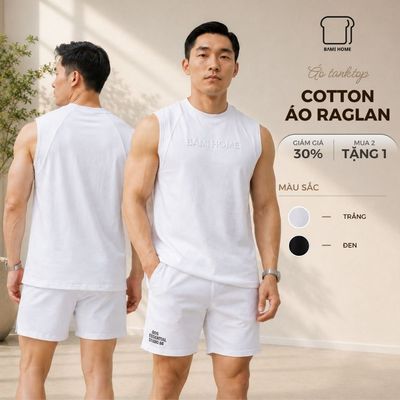 Áo Ba Lỗ Nam Max Top Bami Home Chất Cotton Co Giãn, Thấm Hút Tốt, Thoải Mái Vận Động ATT10