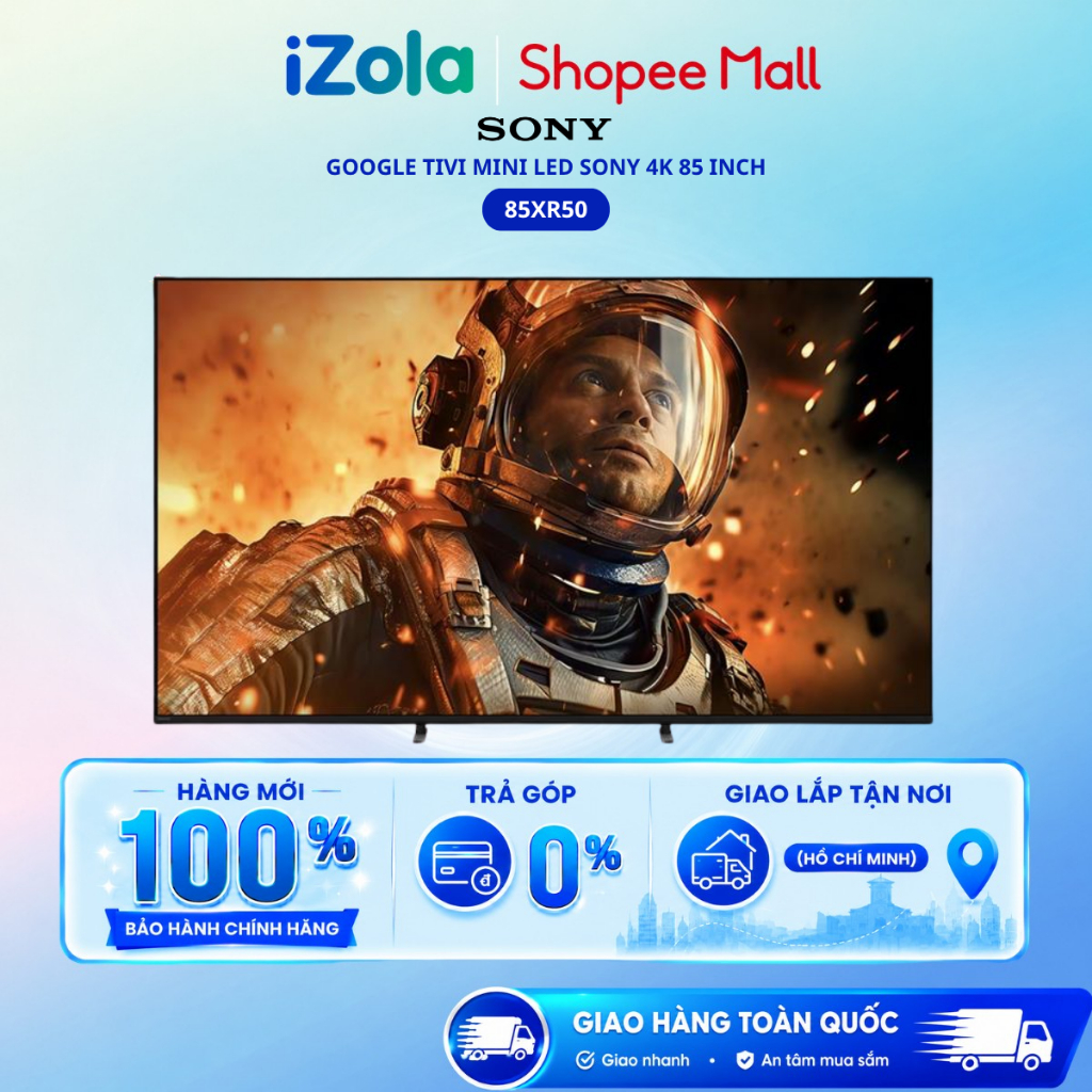 85XR50 - Google Tivi Mini LED Sony AI 4K 85 inch K-85XR50 - Hàng chính hãng