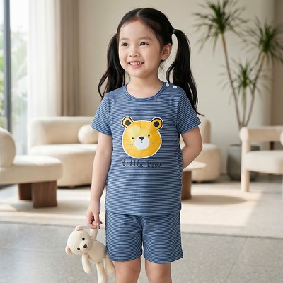 Bộ Đồ Short Thun Cho Bé Vincy KST029S34
