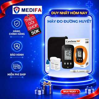 Máy đo đường huyết caresens n thao tác đo dễ dàng, kết quả chính xác với công nghệ không code