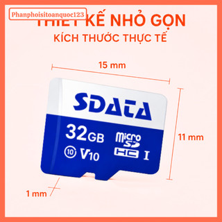 Thẻ Nhớ MicroSD SDATA 32GB/64GB/128GB Chính Hãng – Class 10 U1 V10 Tốc Độ Cao – Bảo Hành 1 Năm (1)