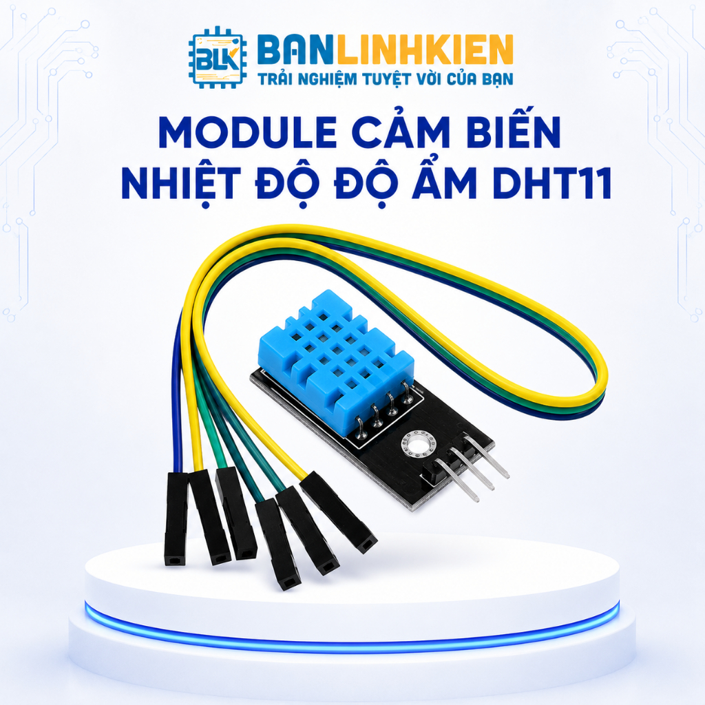 Module Cảm Biến Nhiệt Độ Độ Ẩm DHT11  Banlinhkien