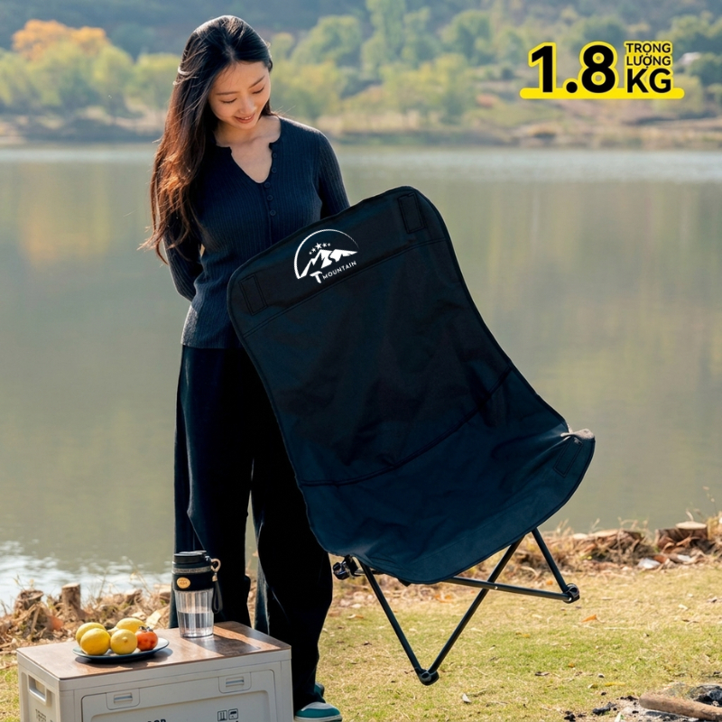 Ghế Gấp Gọn Camping Tmountain, Ghế Xếp Dã Ngoại Du Lịch Ngoài Trời Chịu Tải 150kg Gấp Gọn Dễ Dàng | BigBuy360 - bigbuy360.vn