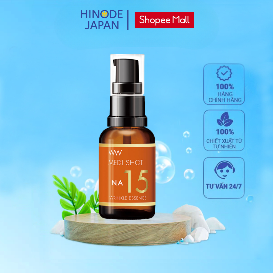 Serum Niacinamide 15% Trắng Da Se Khít Lỗ Chân Lông Medi Shot NA15 Meishoku 30ml