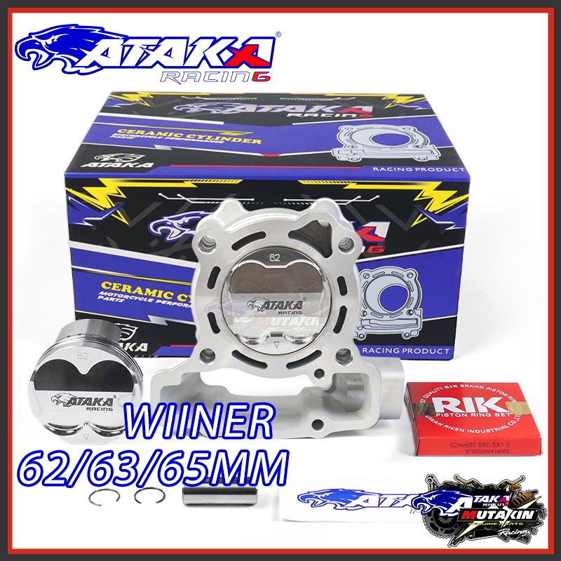 lòng kiếng Ceramic ATAKA RACING HONDA WINNER SONIC.K56 62MM 63MM 65mm