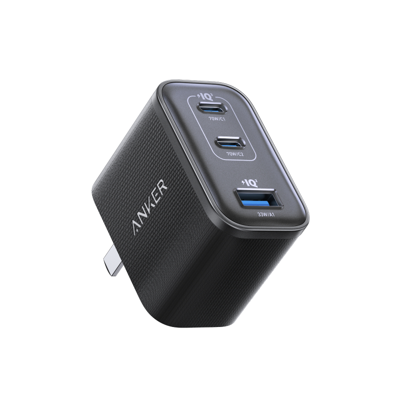 Củ sạc Anker Nano | Công suất 70W | 3 cổng 2C1A | Bảo vệ pin thông minh - A121A | Bảo hành 18 tháng