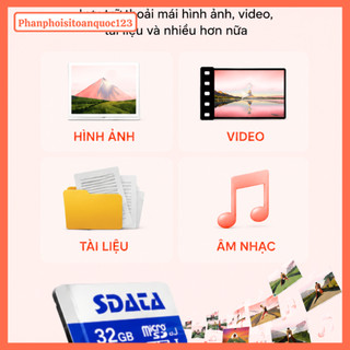 Thẻ Nhớ MicroSD SDATA 32GB/64GB/128GB Chính Hãng – Class 10 U1 V10 Tốc Độ Cao – Bảo Hành 1 Năm (1)