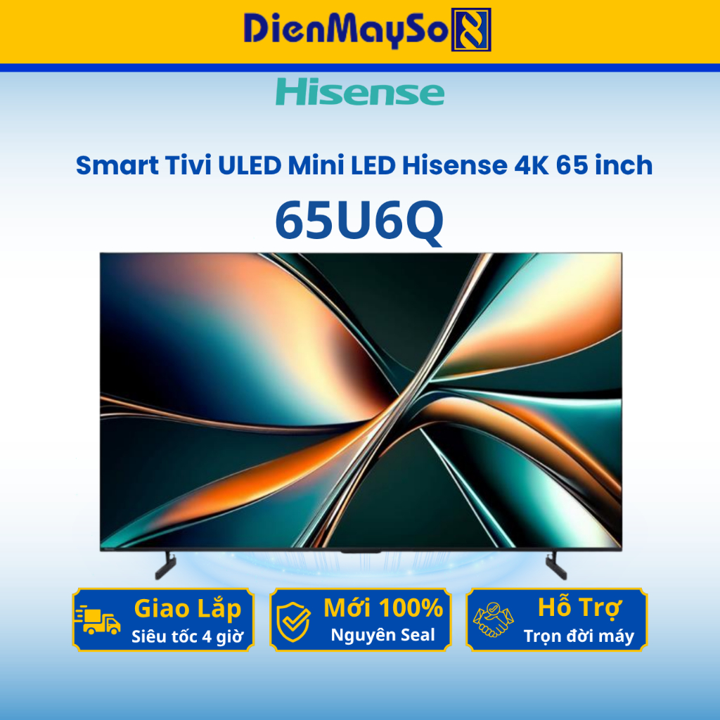 Smart Tivi ULED Mini LED Hisense 4K 65 inch 65U6Q