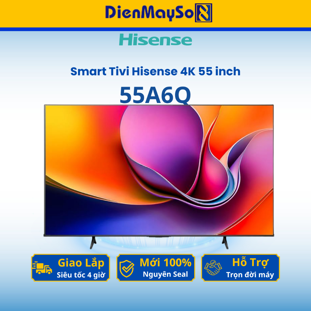 Smart Tivi Hisense 4K 55 inch 55A6Q