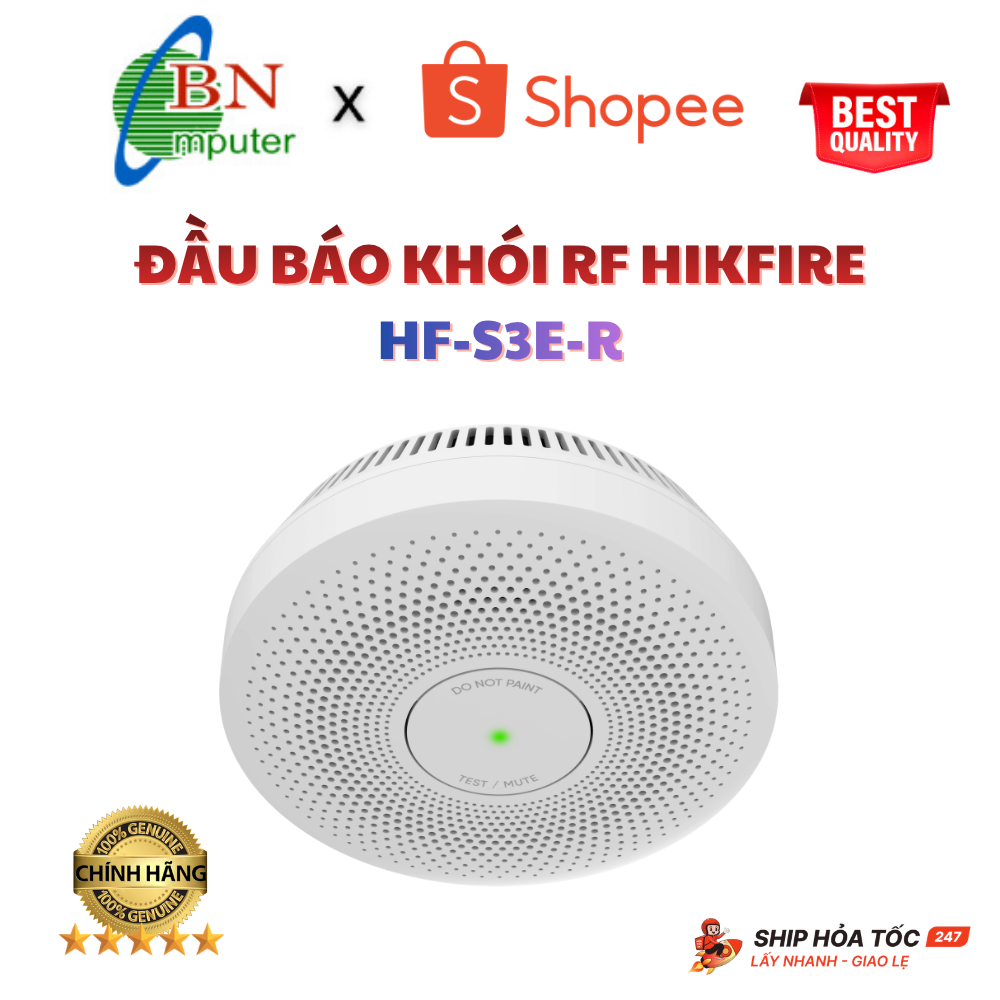 Đầu báo khói CÔNG NGHỆ CẢM BIẾN KHỐI QUANG ĐIỆN RF Hikfire HF-S3E-R