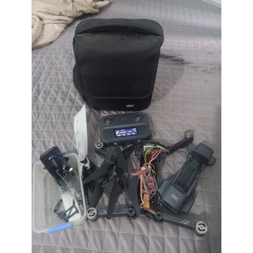 xác flycam f22 s3 pro full phụ kiện