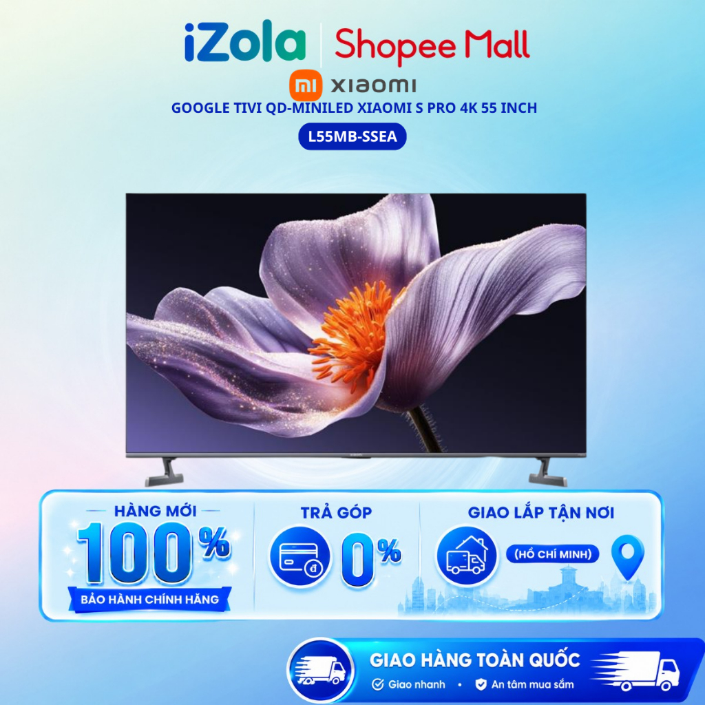 L55MB-SSEA - Google Tivi QD-MiniLED Xiaomi S Pro 4K 55 inch L55MB-SSEA - Hàng chính hãng