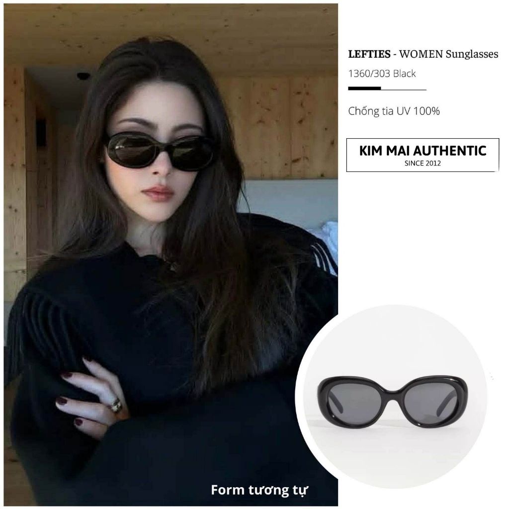 1360/303 || KÍNH RÂM LEFTIES DÁNG OVAL TRENDY