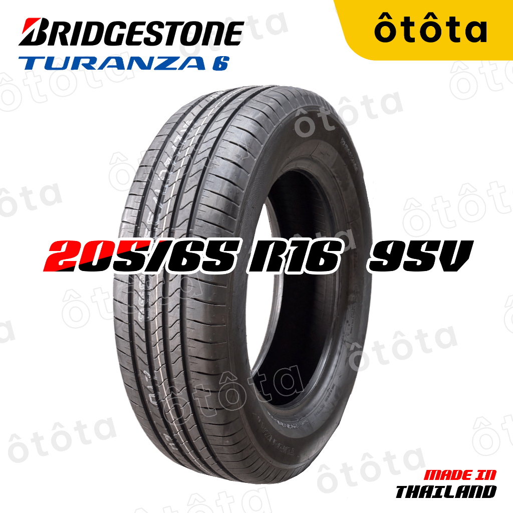 Lốp ô tô Bridgestone 205/65 R16 095V Turanza T06 TL - Chính hãng BH 7 năm (205/65R16; 205 65 R16)