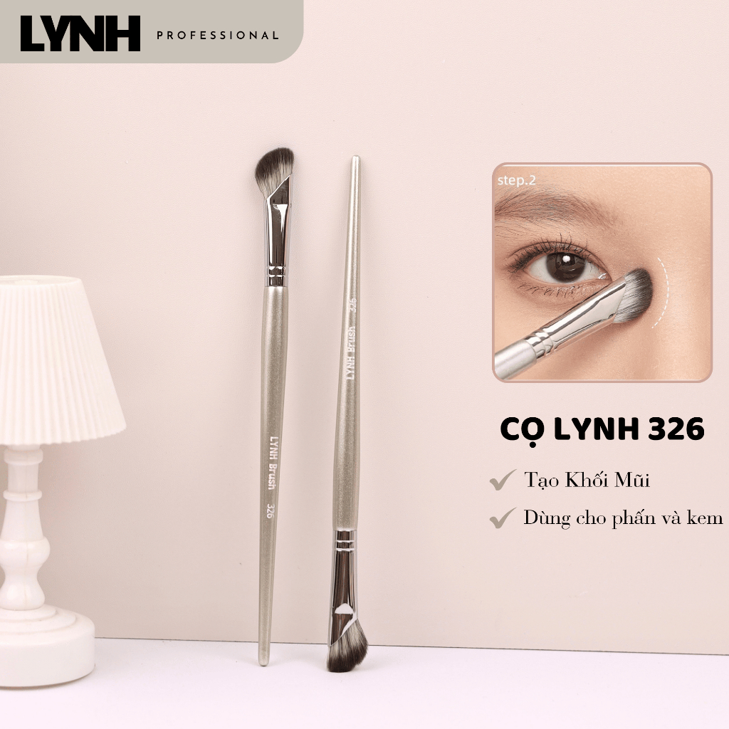 Cọ Trang Điểm Tạo Khối Mũi Và Che Khuyết Điểm LYNH 326 Lông Mềm Mại Bám Phấn