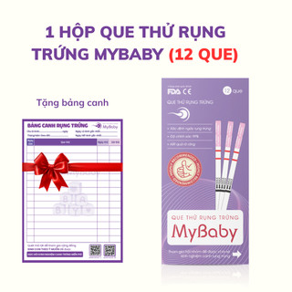 Bảng dán que theo dõi ngày rụng trứng Mybaby