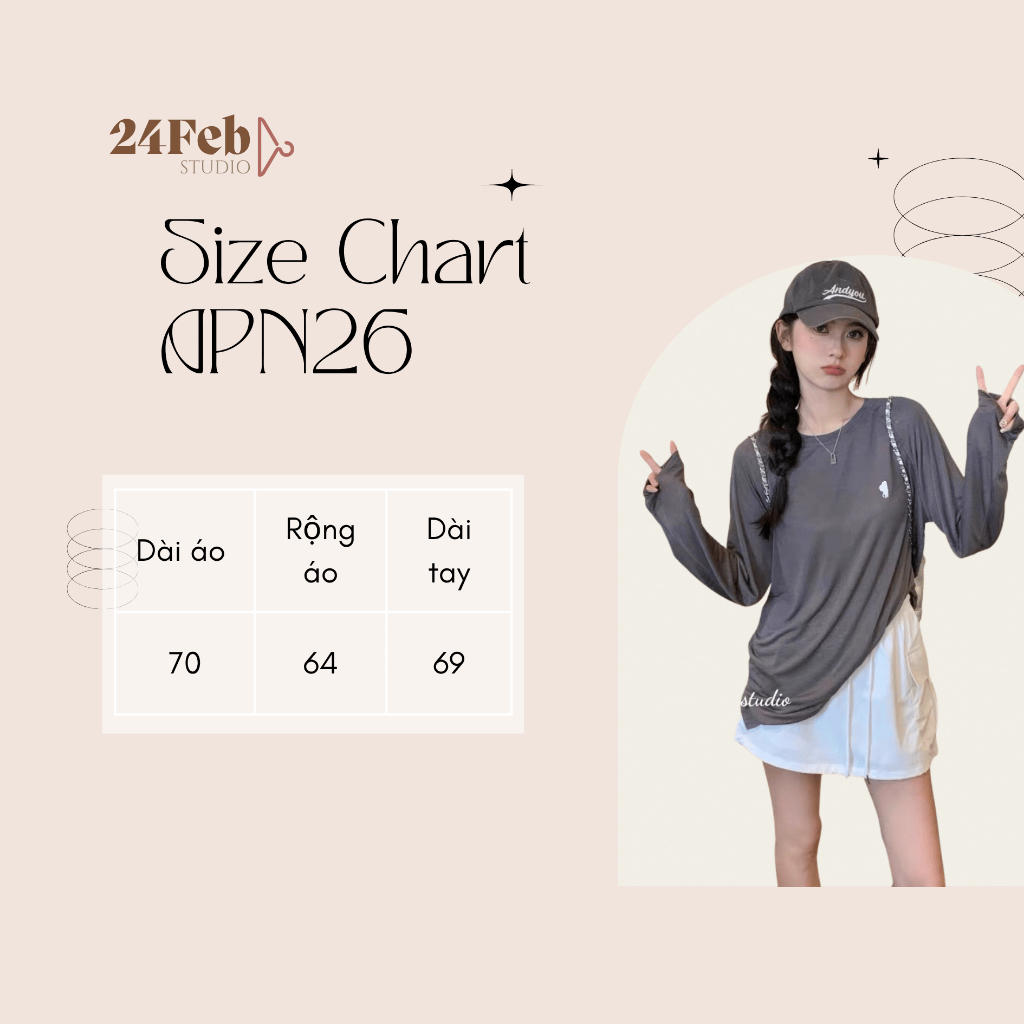 Áo pull dài tay thêu logo ngực basic form rộng phong cách ullzang Hàn Quốc 24Feb.Studio APN26 | BigBuy360 - bigbuy360.vn
