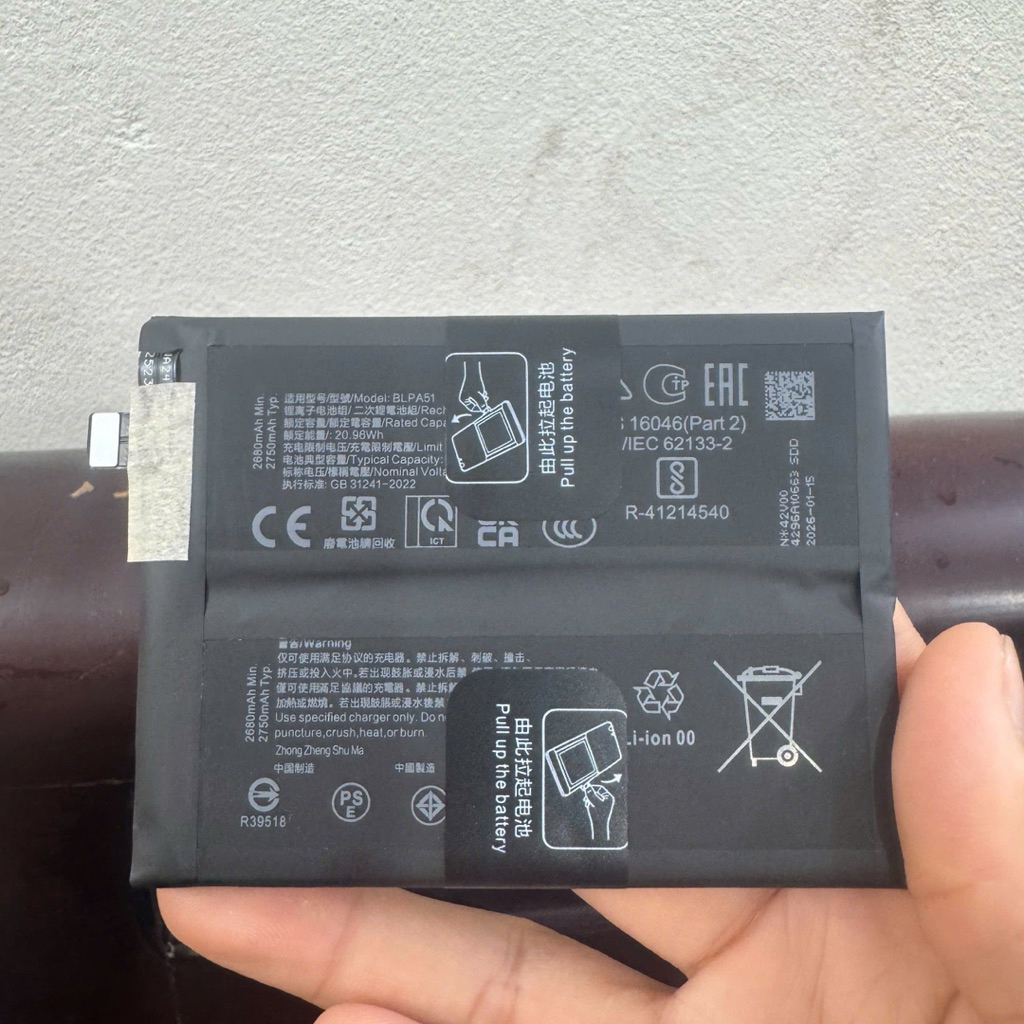 Pin Realme GT Neo6/ GT neo6 se/ GT 6T BLPA51 có bảo hành