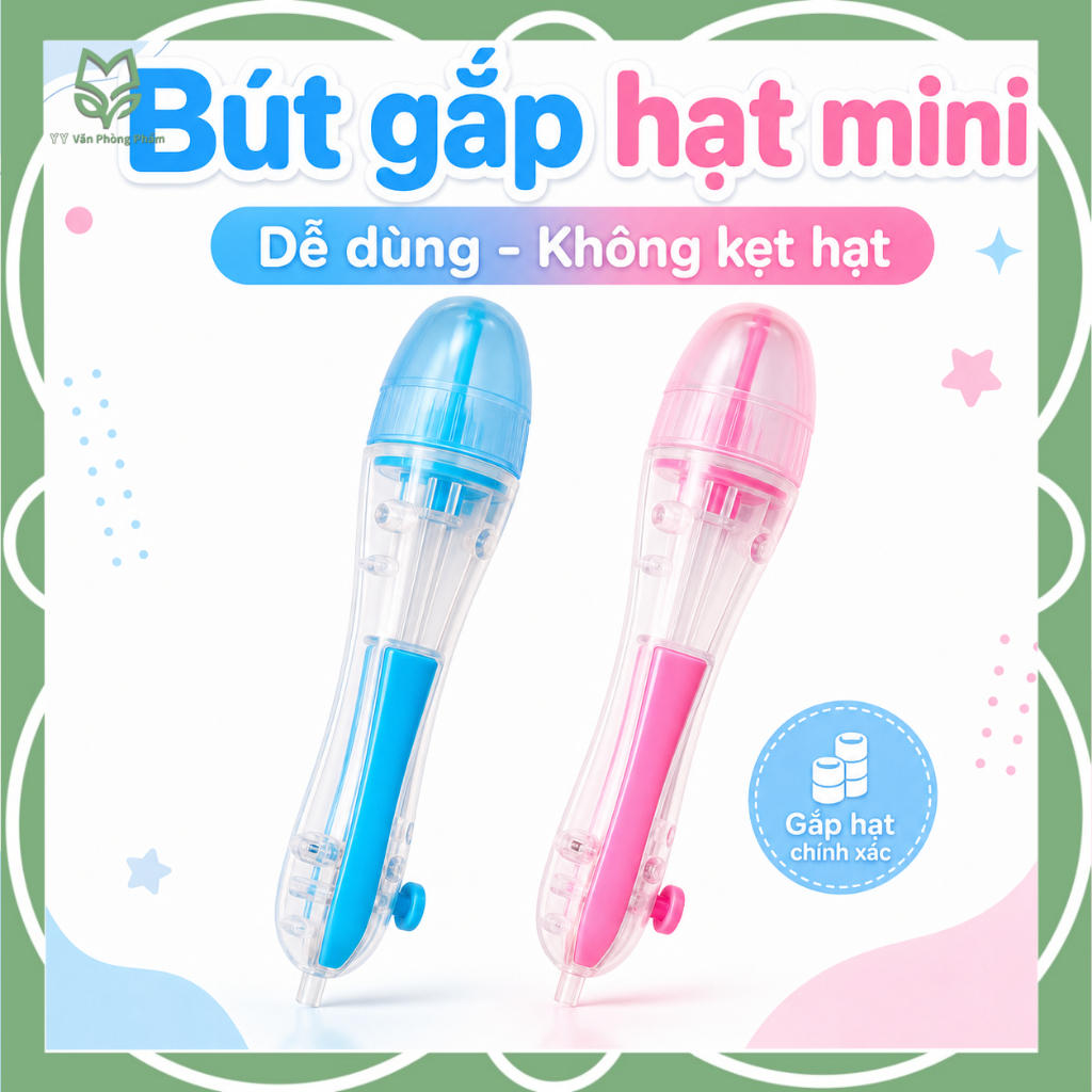 Bút Gắp Hạt Fuse Beads Cho DIY Thủ Công, Thiết Kế Dễ Cầm Không Mỏi Tay